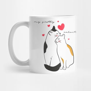 My pretty valentine cat lover Mug